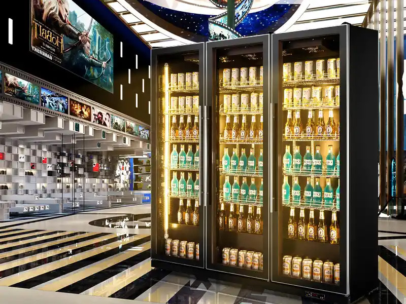 上海某影院自助飲料售賣柜